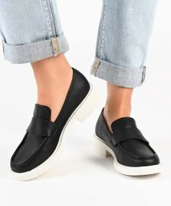 Journee Collection | Black Saydee Loafer - Women -High heel Store zu111140909 alt 3 tm1669922456