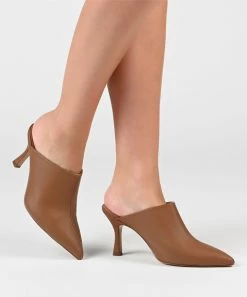 Journee Collection | Silvertone Shiyza Mule Pump - Women -High heel Store zu111140952 alt 4 tm1673469973