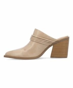 Journee Collection | Taupe Pointed-Toe Jinny Mule - Women -High heel Store zu111141699 alt 3 tm1673469973