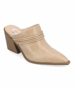 Journee Collection | Taupe Pointed-Toe Jinny Mule - Women