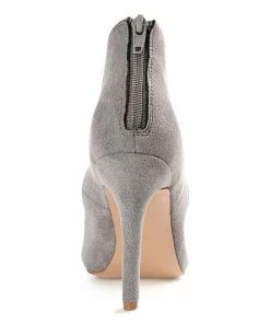 Journee Collection | Gray Junniper Keyhole Pump - Women -High heel Store zu111141701 alt 4 tm1669848033