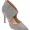 Journee Collection | Gray Junniper Keyhole Pump - Women -High heel Store zu111141701 main tm1669848033