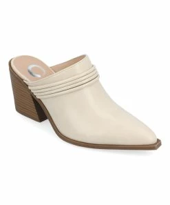 Journee Collection | Bone Pointed-Toe Jinny Mule - Women
