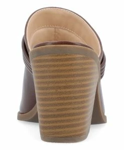 Journee Collection | Brown Pointed-Toe Jinny Mule - Women -High heel Store zu111141739 alt 2 tm1673469973