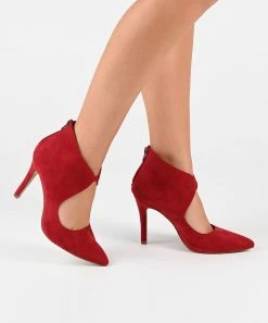 Journee Collection | Tan Junniper Keyhole Pump - Women -High heel Store zu111141767 alt 2 tm1669848033