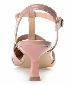 Journee Collection | Blush Jazlynn Kitten Heel T-Strap Pump - Women -High heel Store zu111141787 alt 3 tm1669848033