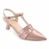 Journee Collection | Blush Jazlynn Kitten Heel T-Strap Pump - Women -High heel Store zu111141787 main tm1669848033