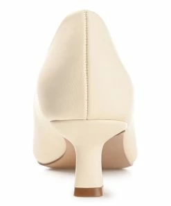 Journee Collection | Beige Celica Kitten Heel Pump - Women -High heel Store zu111141829 alt 4 tm1669848033