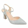 Journee Collection | Gray Snake-Embossed Nixey Pump - Women -High heel Store zu111141851 main tm1669848325