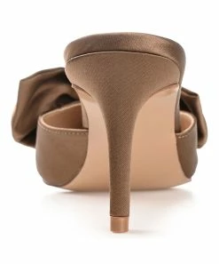 Journee Collection | Brown Tiarra Bow-Accent Pump - Women -High heel Store zu111141868 alt 3 tm1669848325