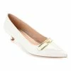 Journee Collection | White Pointed-Toe Rumi Pump - Women -High heel Store zu111141902 main tm1673469973