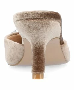 Journee Collection | Taupe Rishie Buckle-Accent Kitten Heel Pump - Women -High heel Store zu111141949 alt 2 tm1669848325