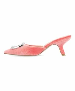 Journee Collection | Pink Rishie Buckle-Accent Kitten Heel Pump - Women -High heel Store zu111141956 alt 3 tm1669848325