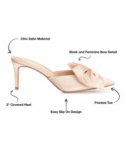 Journee Collection | White Tiarra Bow-Accent Pump - Women -High heel Store zu111141994 alt 3 tm1669848325