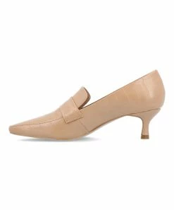 Journee Collection | Tan Textured Celina Pump - Women -High heel Store zu111143029 alt 4 tm1673469973