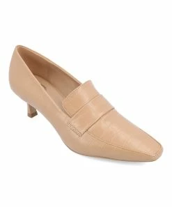 Journee Collection | Tan Textured Celina Pump - Women