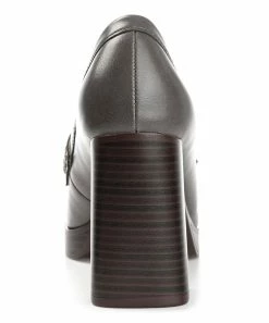 Journee Collection | Gray Ezzey Block Heel Loafer - Women -High heel Store zu111143043 alt 4 tm1669848325