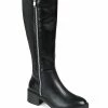 Journee Collection | Black Side-Zip Morgaan Wide-Calf Boot - Women -High heel Store zu111144530 main tm1670273402