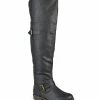 Journee Collection | Black Kane Pocket Wide-Calf Over-The-Knee Boot - Women