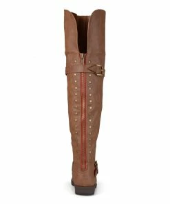 Journee Collection | Chestnut Kane Pocket Wide-Calf Over-The-Knee Boot - Women -High heel Store zu111145266 alt 3 tm1670273500