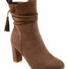 Journee Collection | Taupe Zuri Ankle Boot - Women -High heel Store zu111145689 main tm1673623501