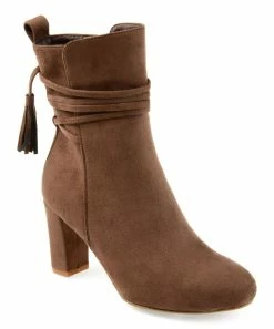 Journee Collection | Taupe Zuri Ankle Boot - Women