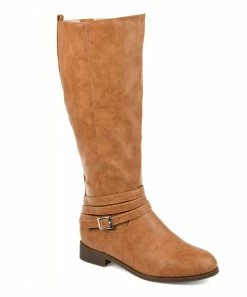 Journee Collection | Brown Wide-Calf Ivie Boot - Women
