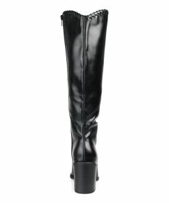 Journee Collection | Black Extra Wide-Calf Daria Boot - Women -High heel Store zu111146090 alt 2 tm1670273604