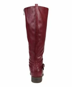 Journee Collection | Wine Extra Wide-Calf Ivie Boot - Women -High heel Store zu111146566 alt 3 tm1670273723