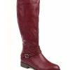 Journee Collection | Wine Extra Wide-Calf Ivie Boot - Women -High heel Store zu111146566 main tm1670273723