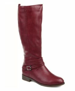 Journee Collection | Wine Extra Wide-Calf Ivie Boot - Women