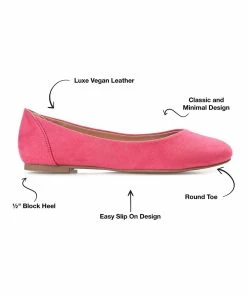Journee Collection | Fuchsia Kavn Ballet Flat - Women -High heel Store zu111149486 alt 4 tm1669925518