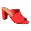 Journee Collection | Red Curved Allea Mule - Women -High heel Store zu111149487 main tm1673469973