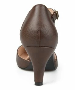 Journee Collection | Brown Bettie D'Orsay Pump - Women -High heel Store zu111149490 alt 2 tm1673469973