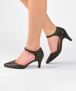 Journee Collection | Brown Bettie D'Orsay Pump - Women -High heel Store zu111149490 alt 4 tm1673469973