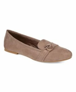 Journee Collection | Taupe Wide-Width Marci Ballet Flat - Women