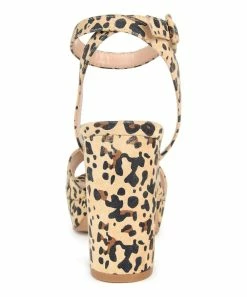 Journee Collection | Brown Leopard-Print Open-Toe Nairri Pump - Women -High heel Store zu111149516 alt 4 tm1673548782