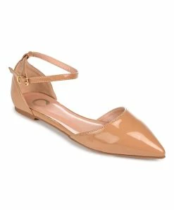 Journee Collection | Taupe Patent Reba Ballet Flat - Women