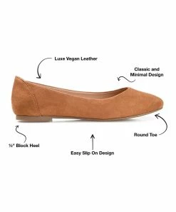 Journee Collection | Light Brown Kavn Ballet Flat - Women -High heel Store zu111149518 alt 2 tm1669925518