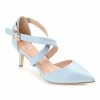 Journee Collection | Blue Crisscross-Strap Riva Pump - Women -High heel Store zu111149541 main tm1673548782
