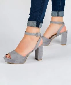 Journee Collection | Red Open-Toe Nairri Pump - Women 9 Journee Collection | Red Open-Toe Nairri Pump - Women -High heel Store zu111149547 alt 2 tm1673548782