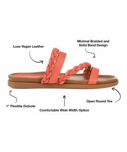 Journee Collection | Coral Braided-Strap Colette Sandal - Women -High heel Store zu111149568 alt 3 tm1673549081
