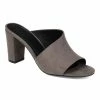 Journee Collection | Gray Curved Allea Mule - Women -High heel Store zu111149571 main tm1673549081