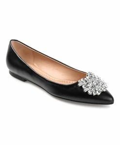 Journee Collection | Black Renzo Ballet Flat - Women