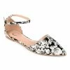 Journee Collection | Black & White Floral Reba Ballet Flat - Women