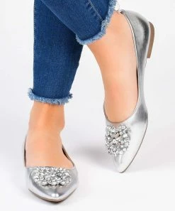 Journee Collection | Gray Renzo Ballet Flat - Women -High heel Store zu111149622 alt 1 tm1669925820