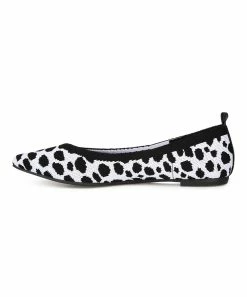 Journee Collection | Black & White Leopard Wide-Width Karise Ballet Flat - Women -High heel Store zu111149665 alt 2 tm1669925820