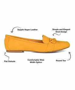 Journee Collection | Mustard Marci Ballet Flat - Women -High heel Store zu111149687 alt 3 tm1669928540