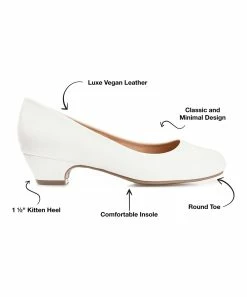 Journee Collection | White Saar Pump - Women -High heel Store zu111149690 alt 3 tm1673549274