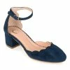 Journee Collection | Navy Scalloped Edna Pump - Women 2 Journee Collection | Navy Scalloped Edna Pump - Women -High heel Store zu111149709 main tm1673549274